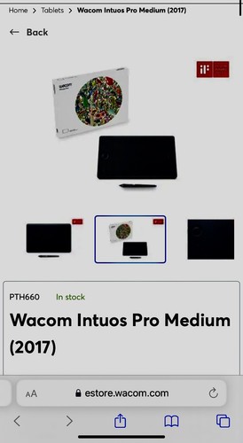 Wacom Intus Pro Medium Digital Drawing Tablet NEW in Box Unused - Photo 3/8