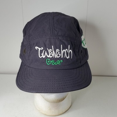 Twelve Inch Gear Snowboarding Hat Men's Skate Boarding VTG Blue 5-Panel Cap USA