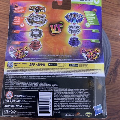 Hasbro BEYBLADE Burst Rise Dual Pack Erase Devolos D5 and Left