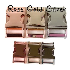 Metal Buckle add on dog collar upgrade adjustable buckle collars for 1" or 5/8"