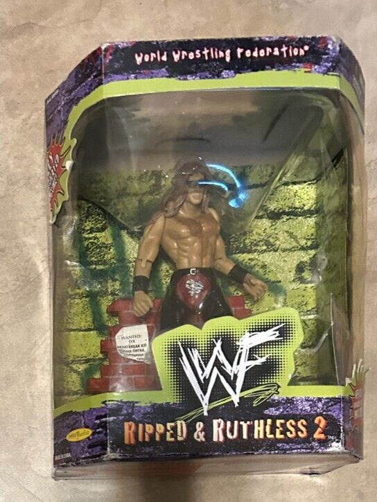 Shawn Michaels WWF WWE Ripped & Ruthless 2 Figure NEW in BAD SHAPE