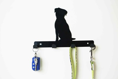 Border Terrier - Hundeleine / Schlüsselaufhänger, Halter, Haken (Metall)