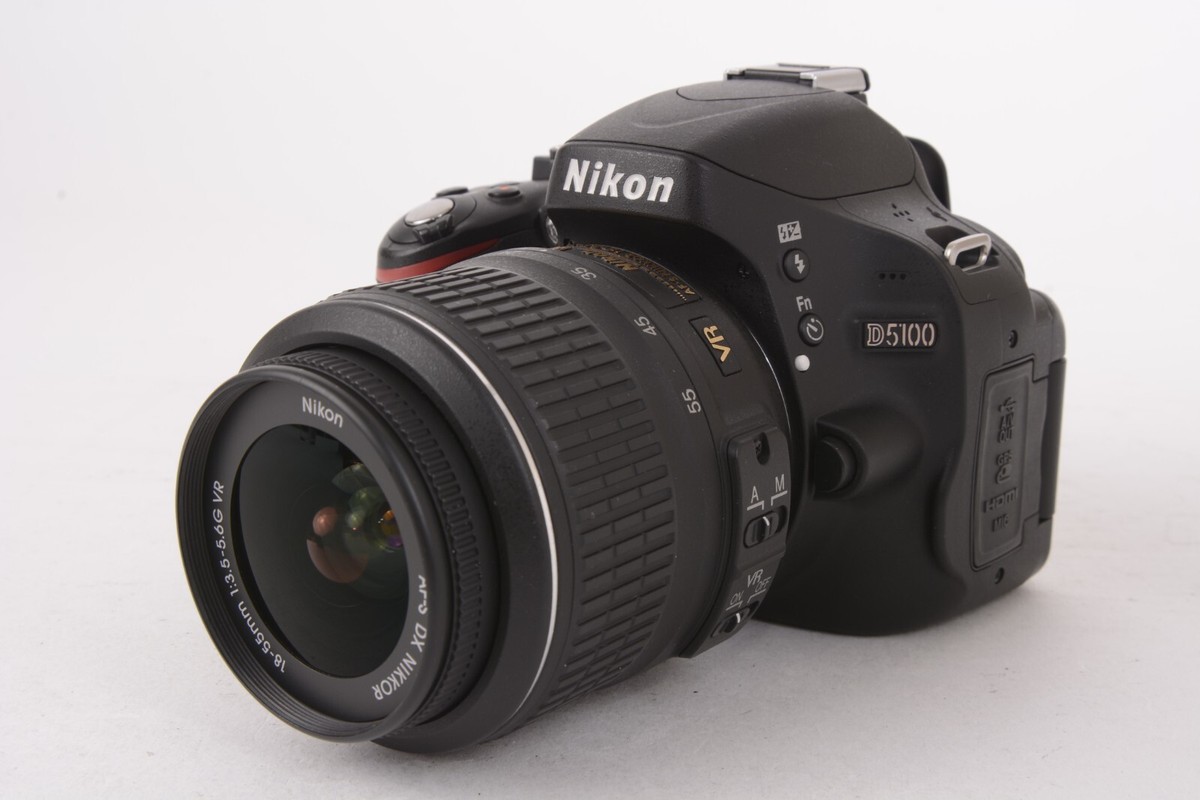 Nikon D5100 DSLR Camera w/18-55mm Lens Shutter Count 1,600