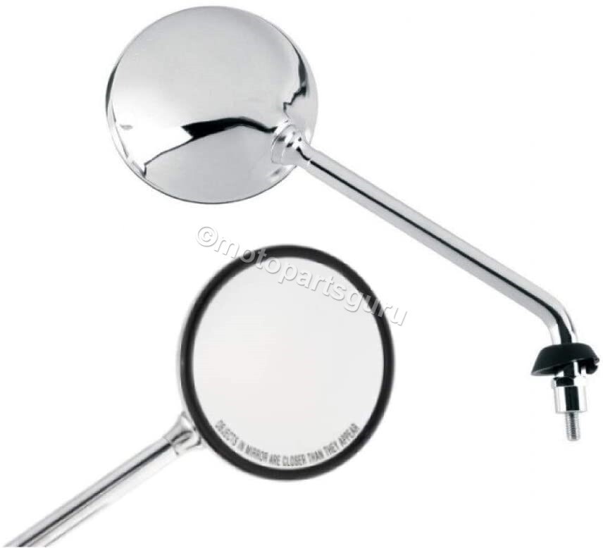 CM073408 OEM Right Side Rearview Mirror Chrome Vespa GT200 GTS250