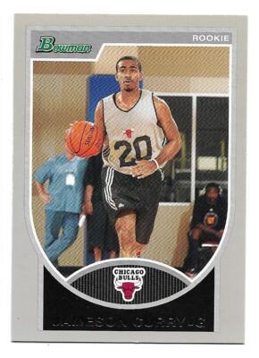 Jameson Curry 2007-08 Bowman Silver Rookie #136 #095/199  Chicago Bulls