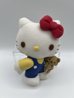 2007 Hello Kitty Vintage Tiny Chum w/ Tag Plush Doll Sanrio Japan 7'' Rare 