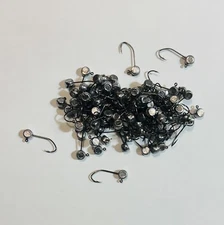 NEW 1/8 oz FREE STYLE / PILL HEAD JIG HEAD  #4  SICKLE HOOK  25-PACK