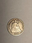 1857 Seated Liberty Silver Half Dime 5 Cent