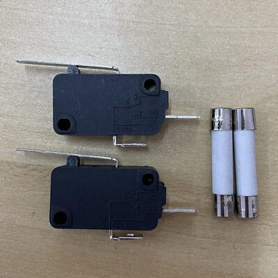 Refrigerator Dispenser Switch and Slow Blow Ceramic Fuses for LG 6600JB3001C 2pc