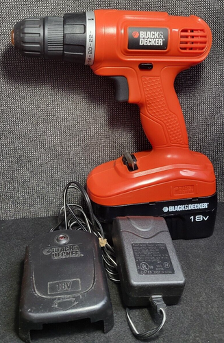 Black & Decker GC1800 18V 3/8" CORDLESS DRILL/Driver w/ BATTERY & CHARGER