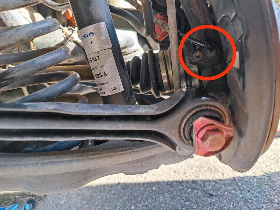 ABS DTC Fehler Sensor fix Abstand Ring Reparatur DIY BMW E81 E82 E87 E88 E90 E91 - Bild 2 von 4