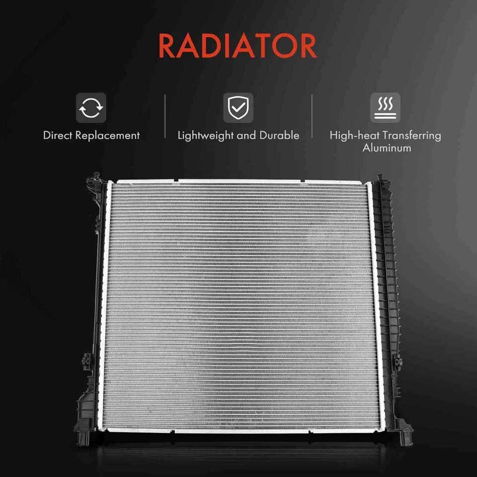 Radiador con enfriador de aceite Trans para Mercedes-Benz W166 GL350 GLE350 ML350 GLS350d Foto 3 de 4