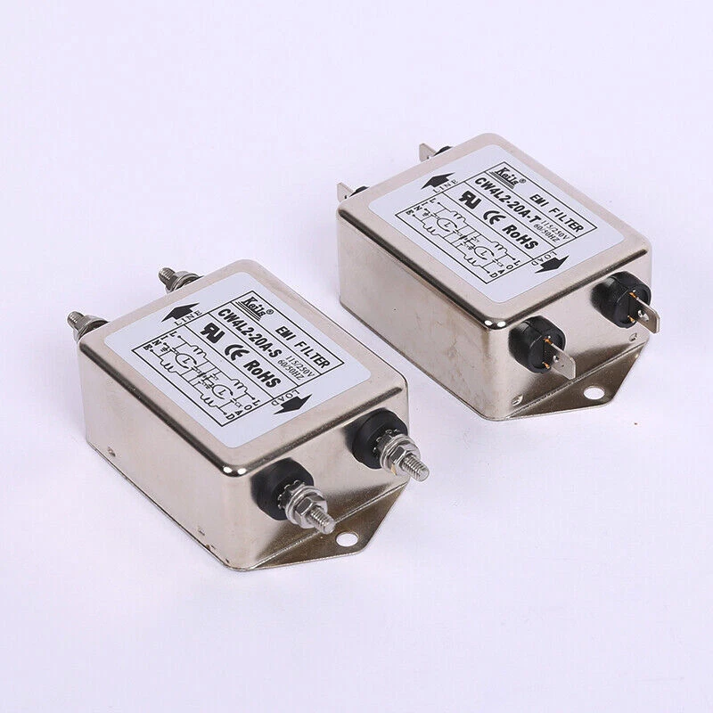 Single-phase 220V power filter terminal block wiring 2-stage CW4L2-10A 20A 30A S - Image 3 of 4