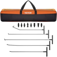 VEVOR 5Pcs Dent Puller Rods Paintless Repair Tools Removal Auto Body 13Pcs Kits