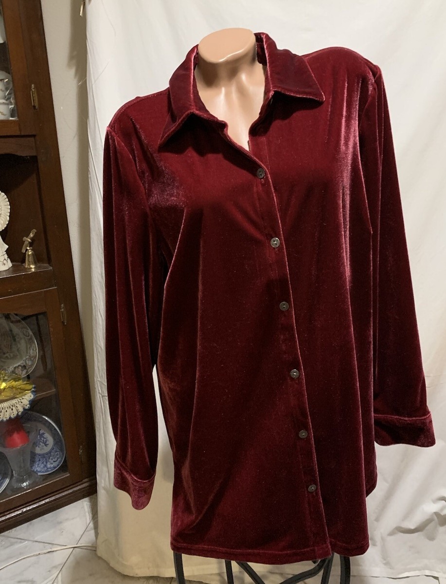 red velvet dress shirt ASOS Design - Relaxed Velvet Shirt - Men - Polyester - S