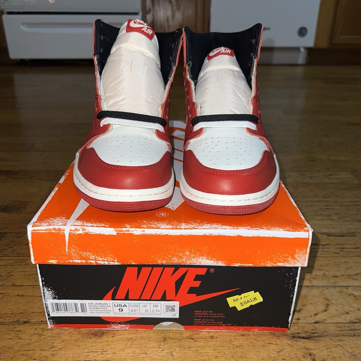 DS Men\'s Air Jordan 1 Retro High OG Chicago Lost and Found Sz 9.5 (DZ5485-612) Jordan DZ5485-612 Air Jordan 1 High OG Chicago Lost & Found  main image 2