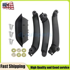 4pcs Black Car Door Armrest Handle Inner Trim For BMW X3 F25 X4 F26 2010-2017 US