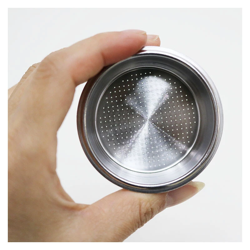 Cup Coffee Filter Basket Non Pressurized For Breville Delonghi Krups 53-51mm - Image 2 of 4