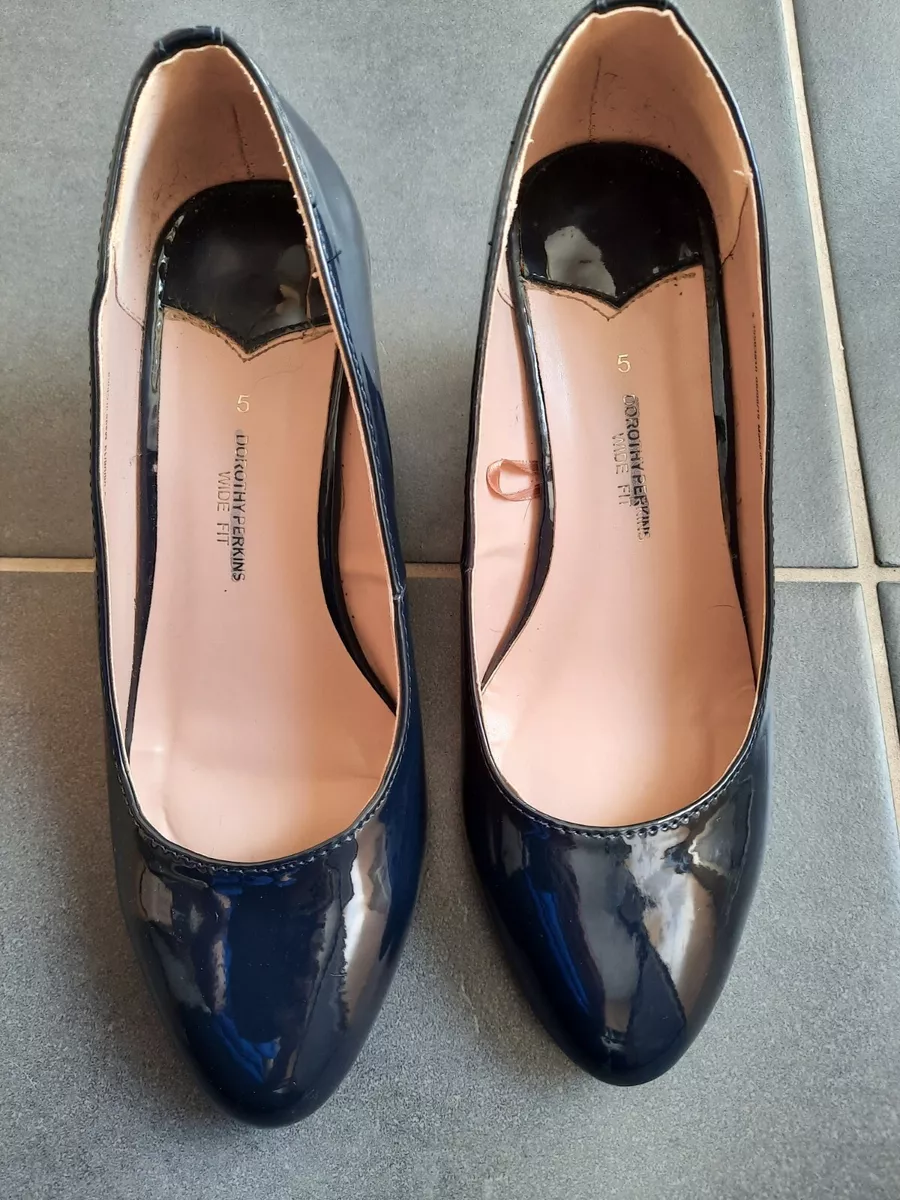 Navy wedge shoes size best sale 5