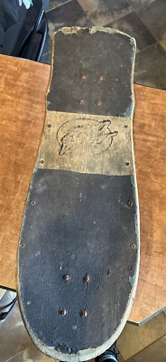 VINTAGE 1987 SANTA CRUZ CLAUS GRABKE EXPLODING CLOCK SKATEBOARD