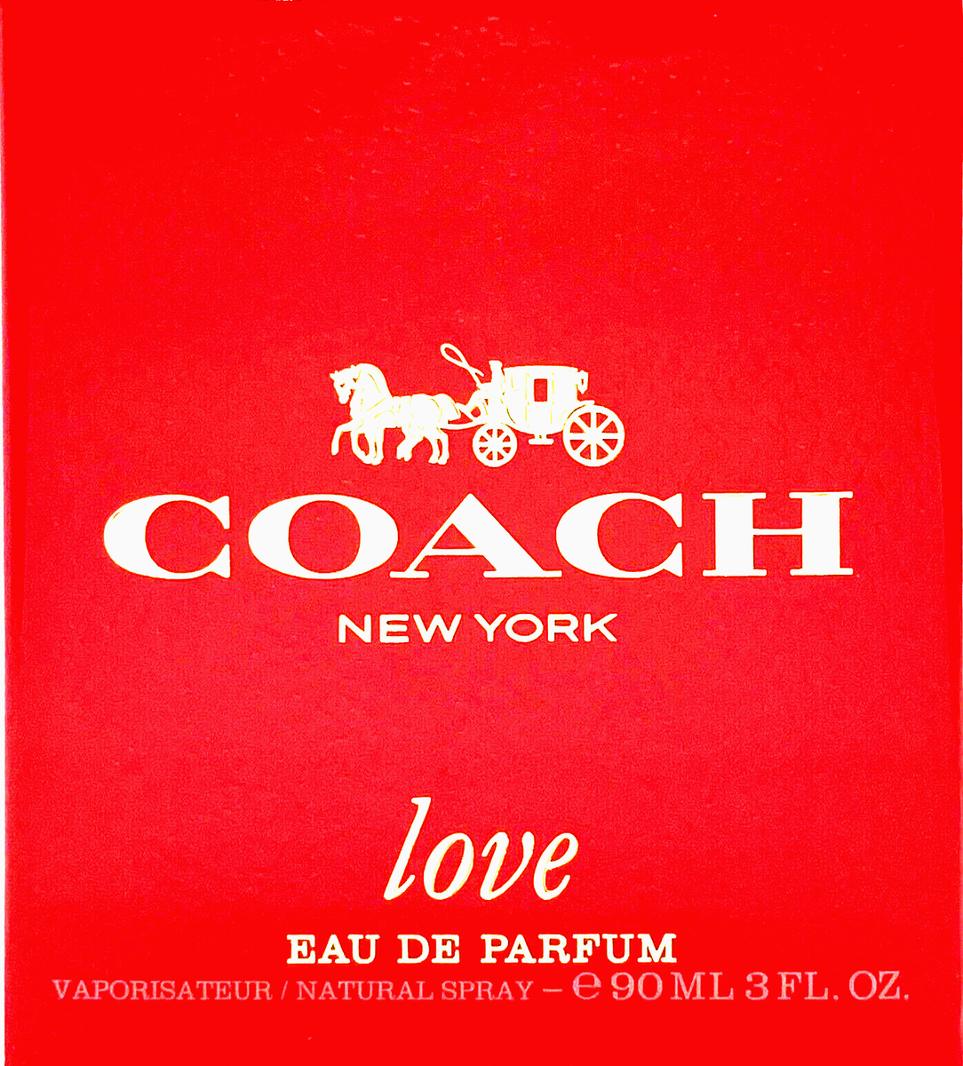 COACH LOVE EAU DE PARFUM SPRAY FOR WOMEN 3.0 Oz / 90 ml BRAND NEW