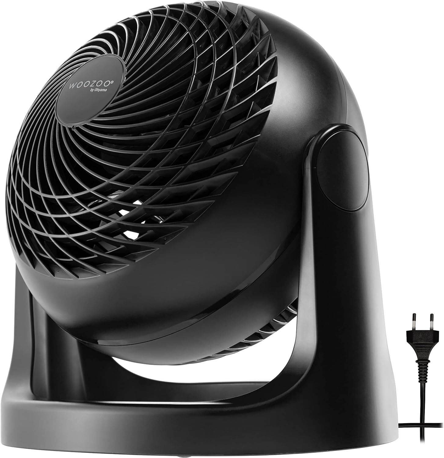 Iris Ohyama Woozoo, 23m², Ventilatore da Tavolo, Basic/23m², Nero
