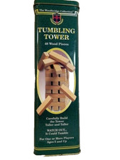 Tumbling Tower Game Woodbridge Collection Cardinal Industries 1999 Vintage