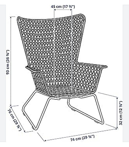 IKEA Högsten, 2 Sessel/Outdoor, weiß, NEU! - Bild 2 von 2