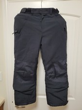 All In Motion Kids Snow Pants Insulated Wind Water Resistant Black Size XL