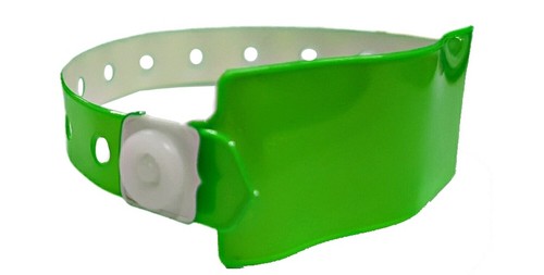 Wristbands Plain Vinyl Colours *Wide* Faced Events Security Stud Plastic - Picture 5 of 16