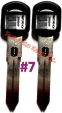 2 NEW GM Double Sided VATS Ignition Key #7 UNCUT V.A.T.S B82-P7 - MADE IN USA