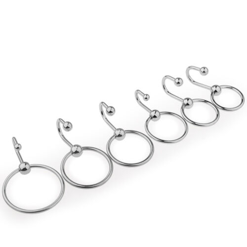 Stainless Penis Cock Rings with Urethral Sounds Ball Sperm Stopper - Bild 5 von 23