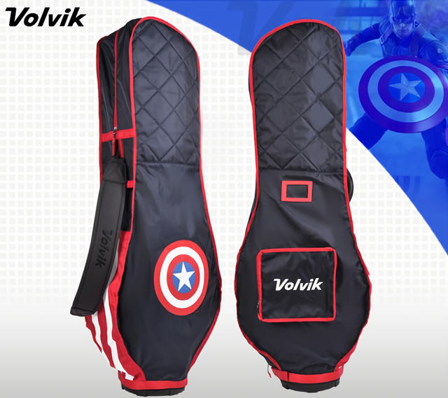 Volvik New Premium Marvel Captain America Travel Golf Bag Cover Hood Case Carry eBay