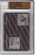 Troy Patton * Cameron MAYBIN * Rookie Printing Press Plate BGS 1/1