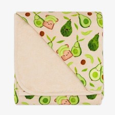 Little Sleepies   Avocado Toast Large Cloud Bamboo Blanket NEW