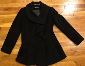 thigh length wool coat
