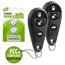 2 Replacement For 2006 2007 Subaru B9 Tribeca Car Key Fob Remote