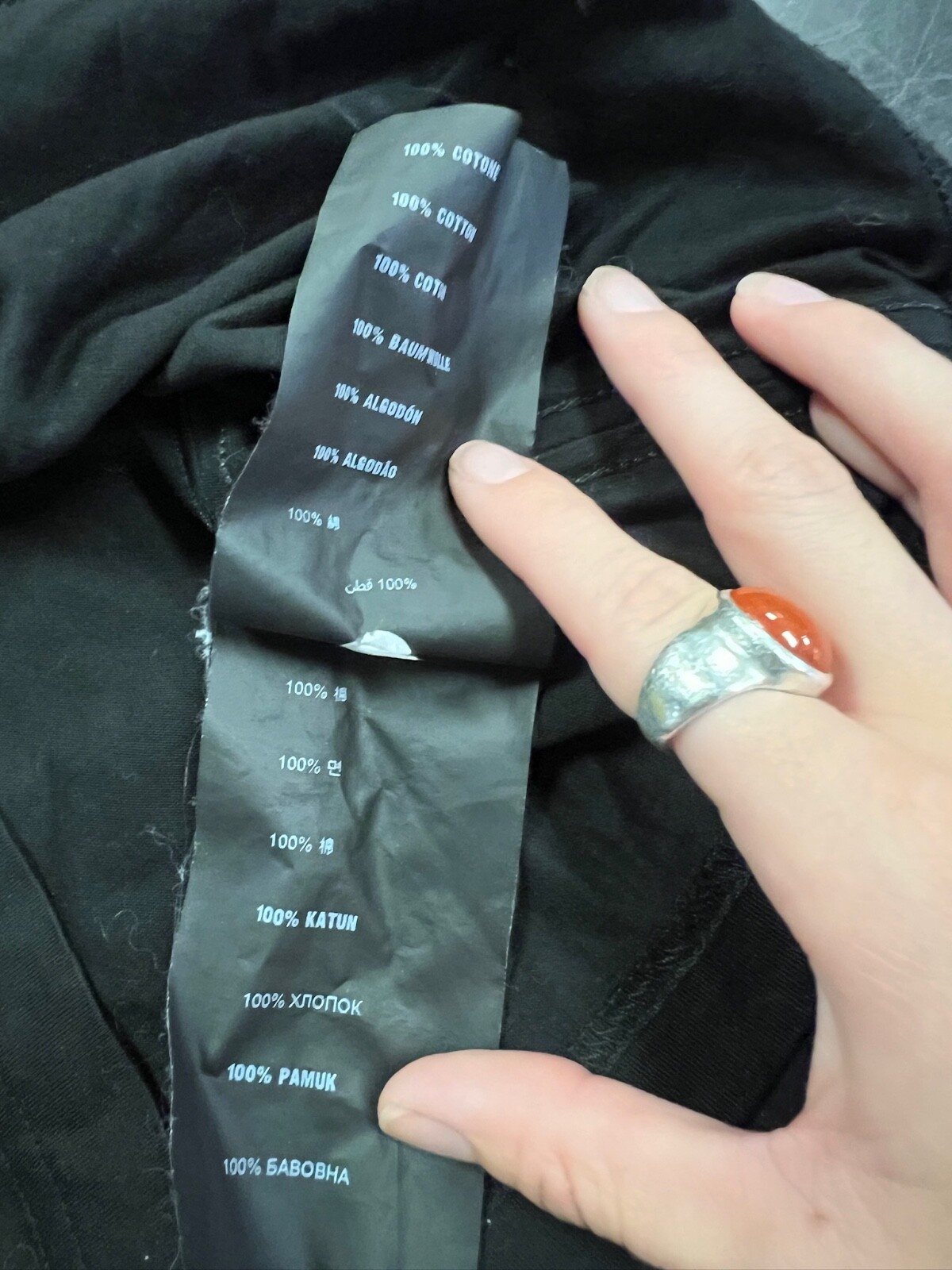 Prada Designer Authentic Black Collared Polo Paja… - image 7