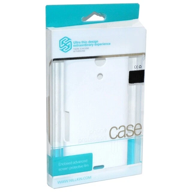 Nillkin Custodia Originale Frosted Cover Case Pellicola Per Htc Desire C Bianca - Immagine 4 di 4