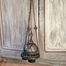 Suspension lampe de mosquée XIXeme ART ORIENTAL ISLAMIC OTTOMAN  19th