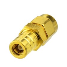 SMA-SMB Adapter SMA Male to SMB Plug Female Pin Straight Connector Gold-Plated