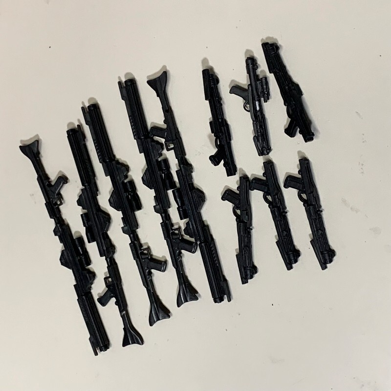 11x 1:12 Scale Rifle Blaster For 6'' Star Black Series Clone Wars Trooper Figure