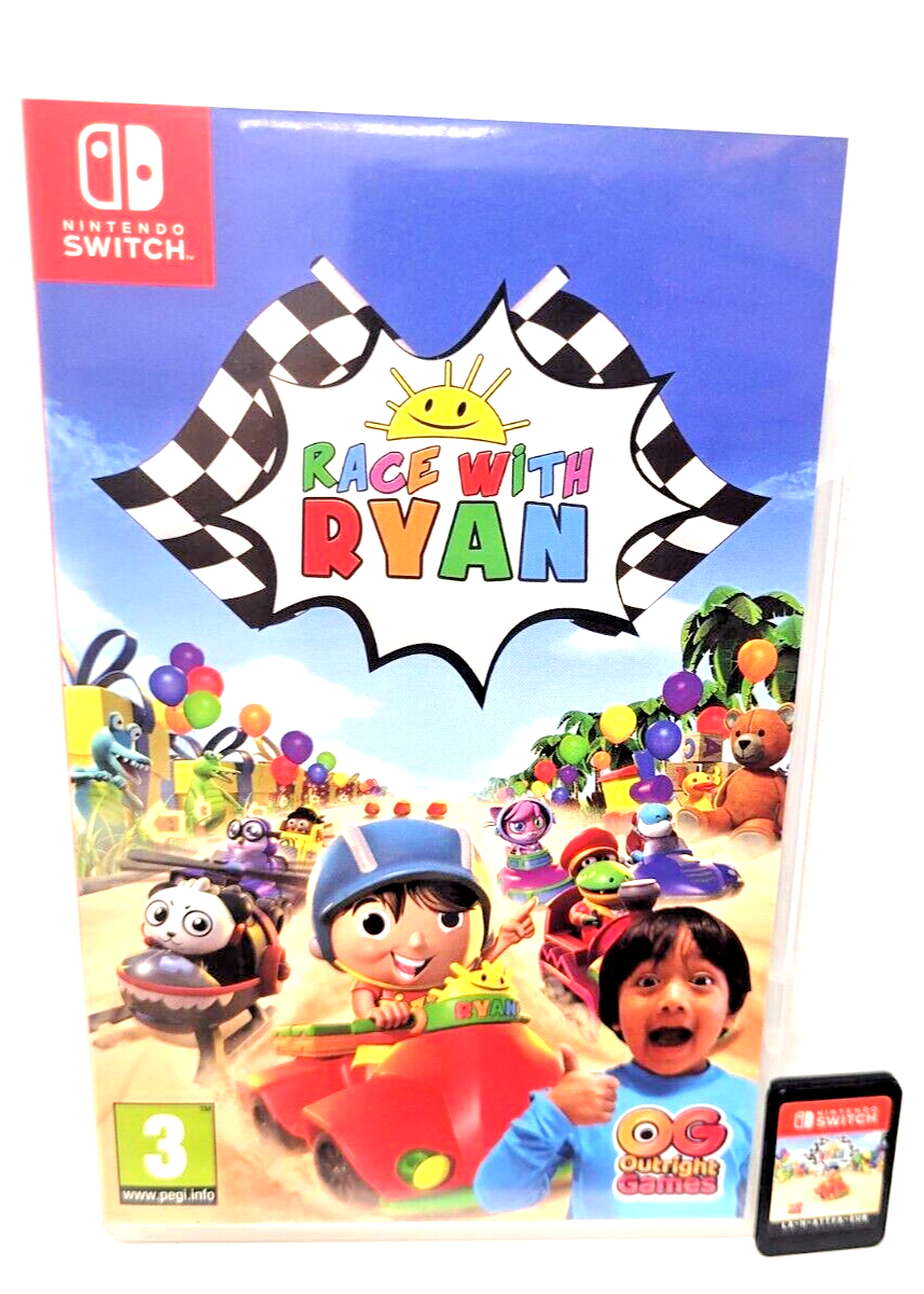 Nintendo Switch Race With Ryan EXCELLENT KIDS Kart CARTRIDGE Version