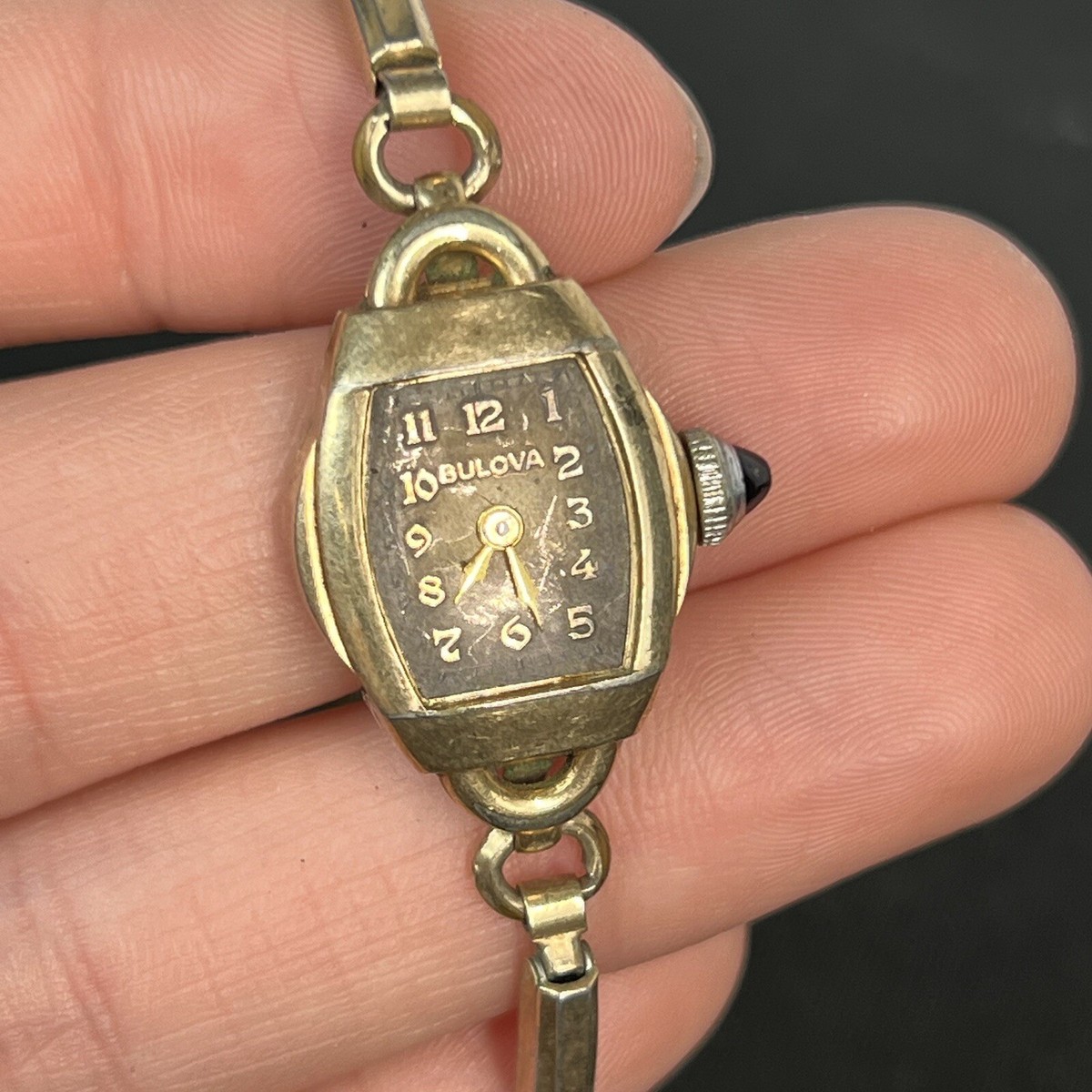 【美品】BULOVA レディース時計　10K ゴールド　ヴィンテージ 腕時計 Vintage Bulova 10k Rolled Gold Plate Ladies Wrist Watch | eBay