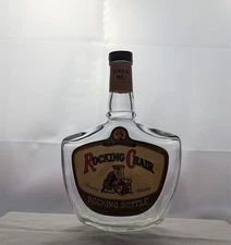 Vintage OLD MR BOSTON Rocking Chair Kentucky Whiskey - Rocking Bottle (really!)