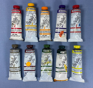 Vintage Grumbacher Pre-Tested Artist Oil Paint 1.25 Fl Oz - You Choose Colors