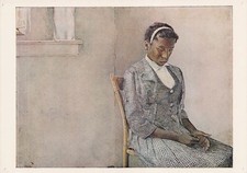 Andrew Wyeth A Day at the Fair Art Vintage Postcard