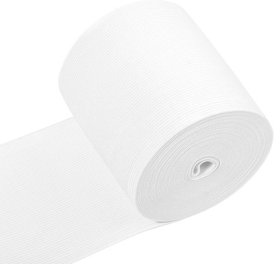 White Elastic for Sewing,Heavy Stretch Wide Compression Band,4 Inch X 5.5 Yard