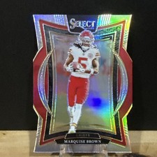 2024 Panini Select - Marquise Brown - Die Cut Prizm No. 81