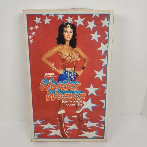 Lynda Carter 1978 Vintage Wonder Woman Jigsaw Puzzle Complete 200 Pieces